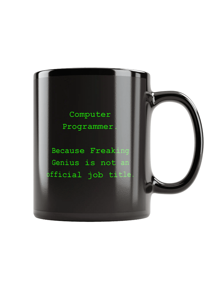 Freaking Genius Mug - Black product image (2)