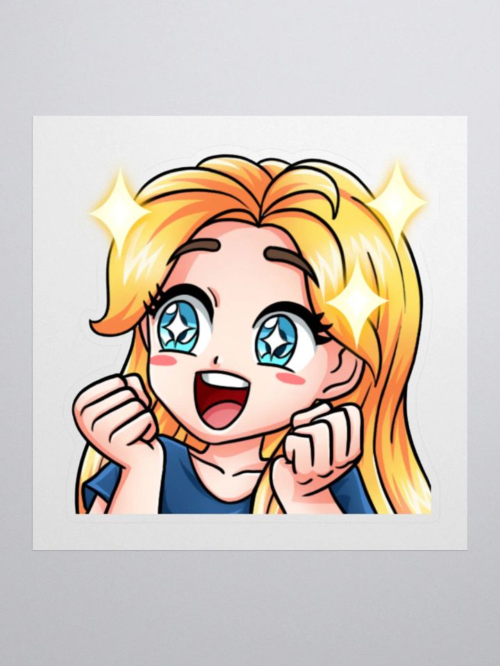 Melissa Excited Emote Sticker product image (1)