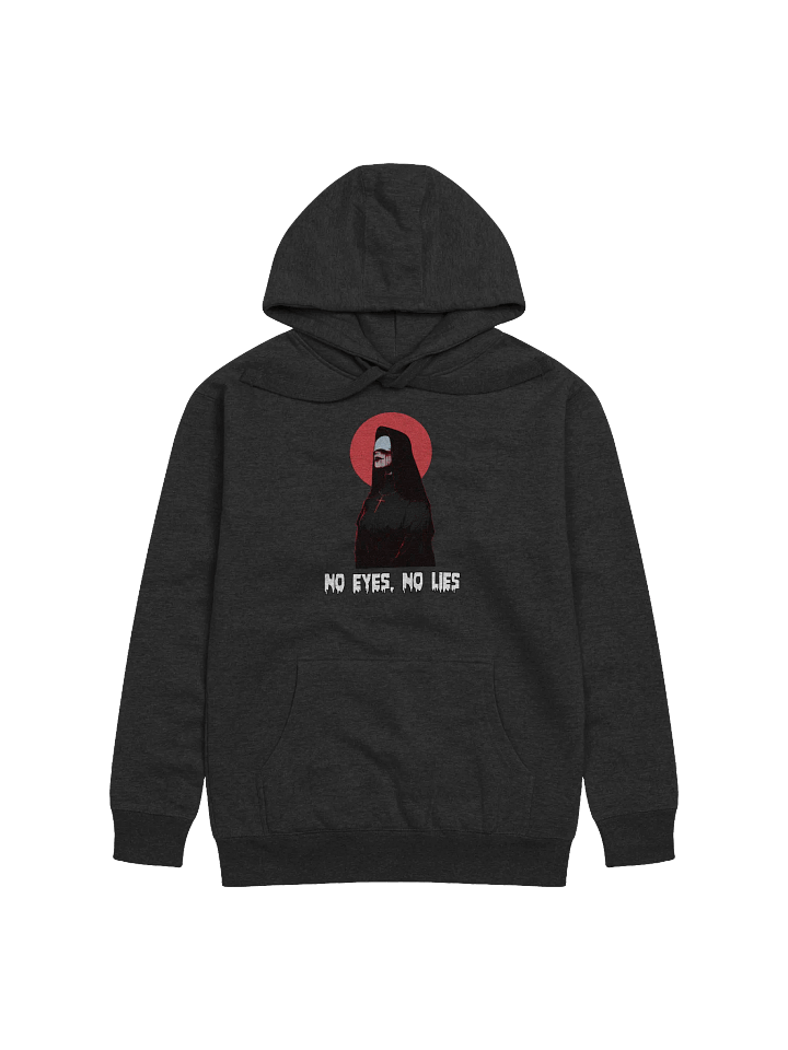"No Eyes, No Lies" Front Gothic Printed Hoodie product image (1)