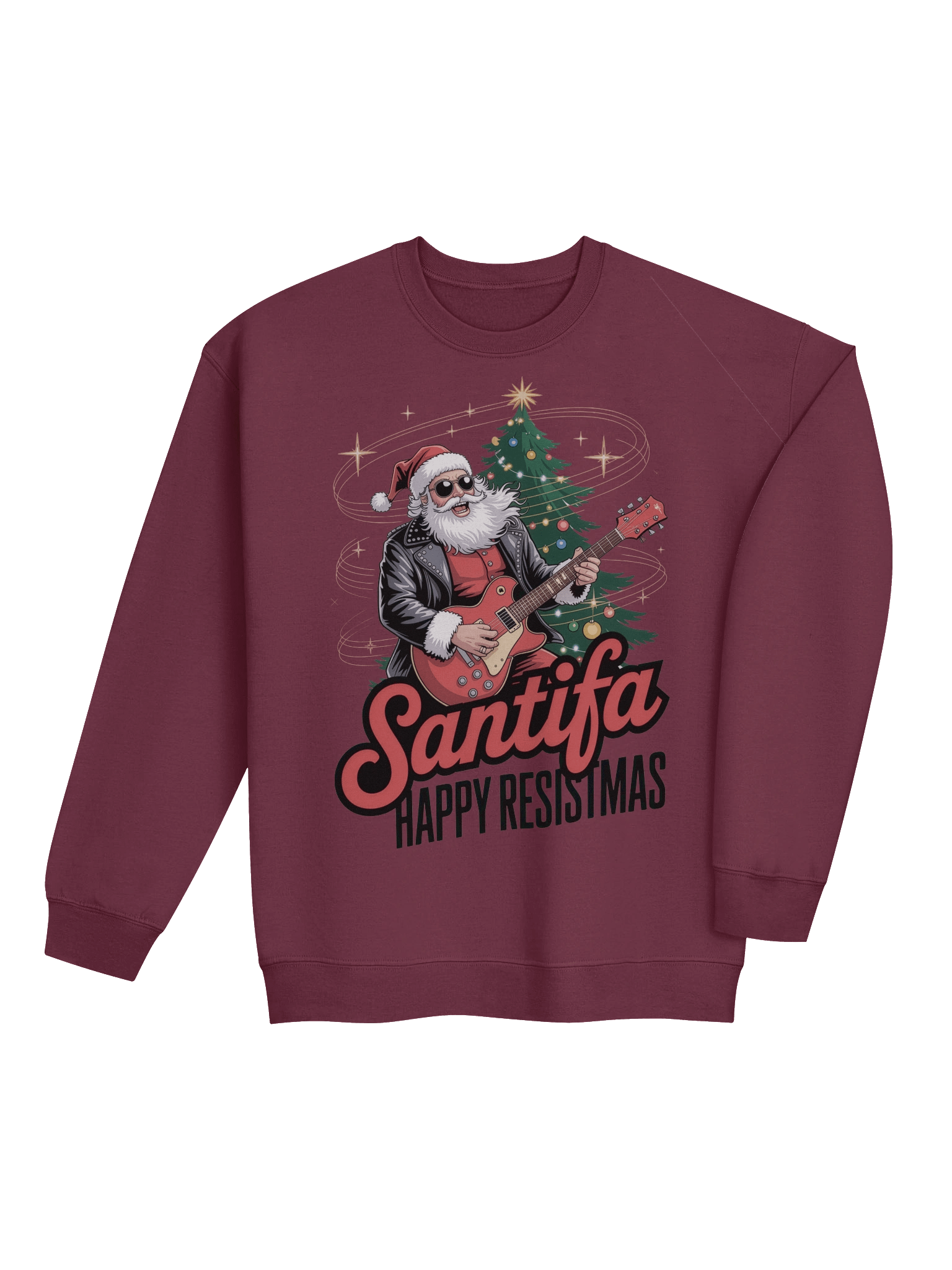 Santifa Rocker Happy Resistmas Sweatshirt product image (34)