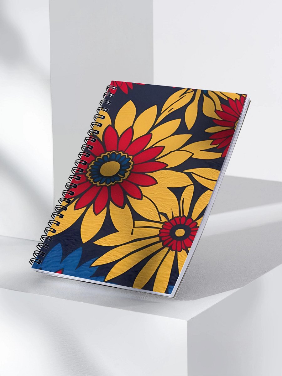 Midnight Blossom Spiral Notebook product image (3)