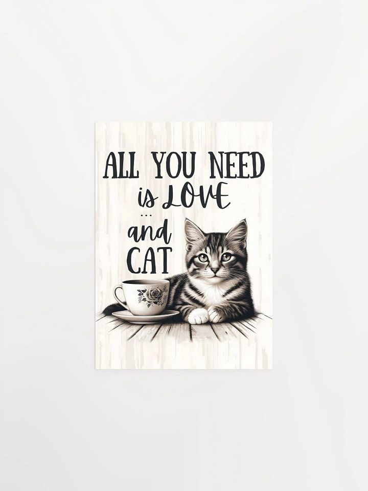 Love & Cat Enhanced Matte Poster product image (3)
