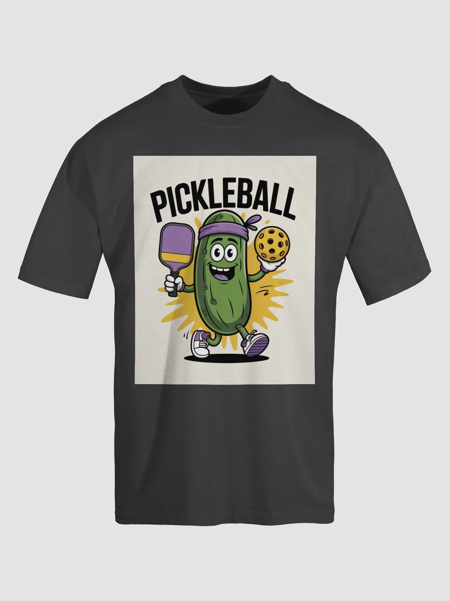 "Pickleball Power Hoodie – Funny Pickle Character Design" product image (20)