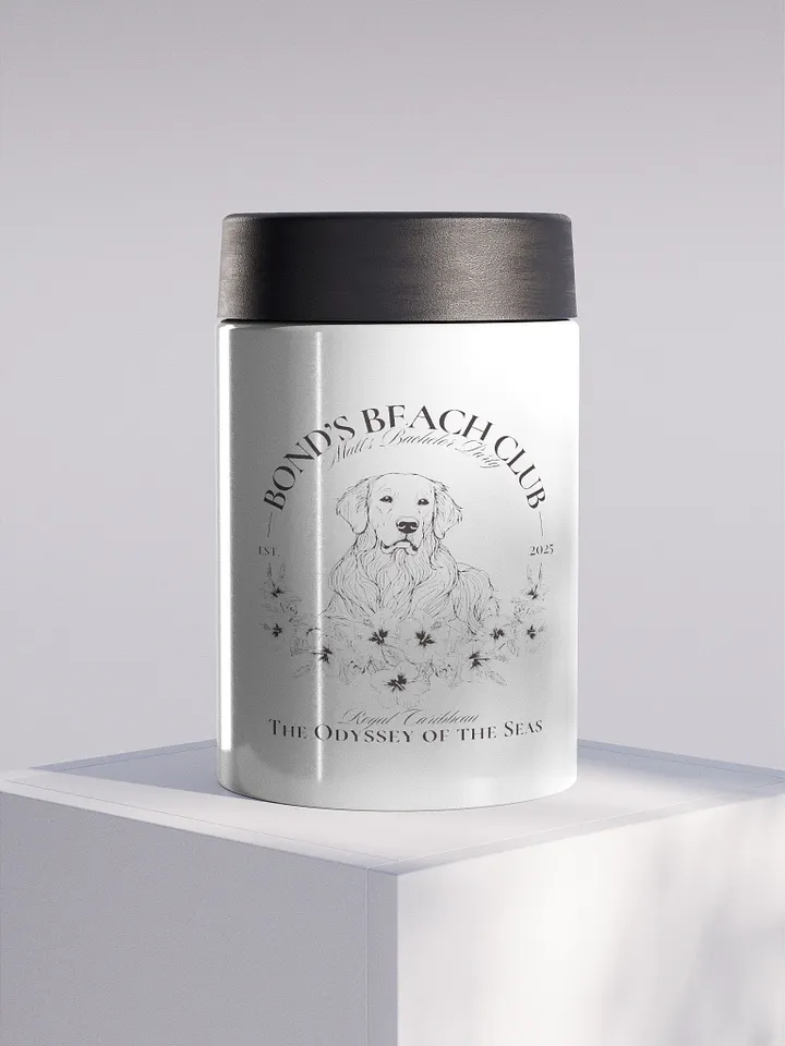 Bond's Beach Club Bachelor Stainless Steel Koozie product image (1)