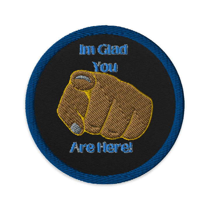 Im Glad you are here! Patch product image (1)