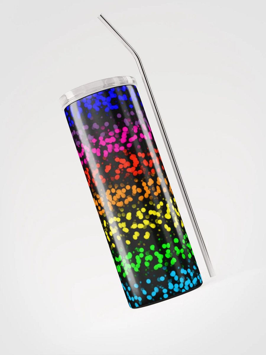 Rainbow Stripes Stainless Steel Tumbler product image (1)