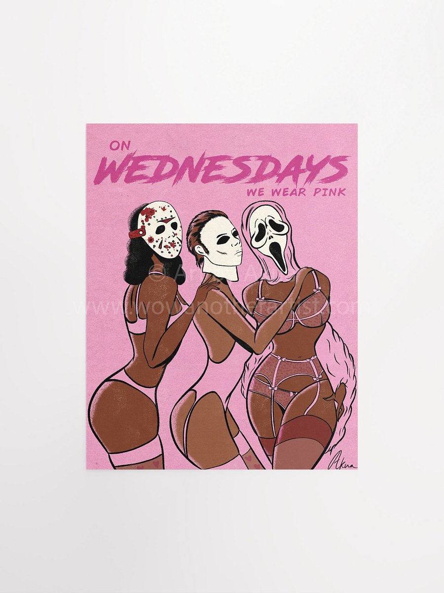 Wednesdays We Wear Pink (borderless) product image (8)