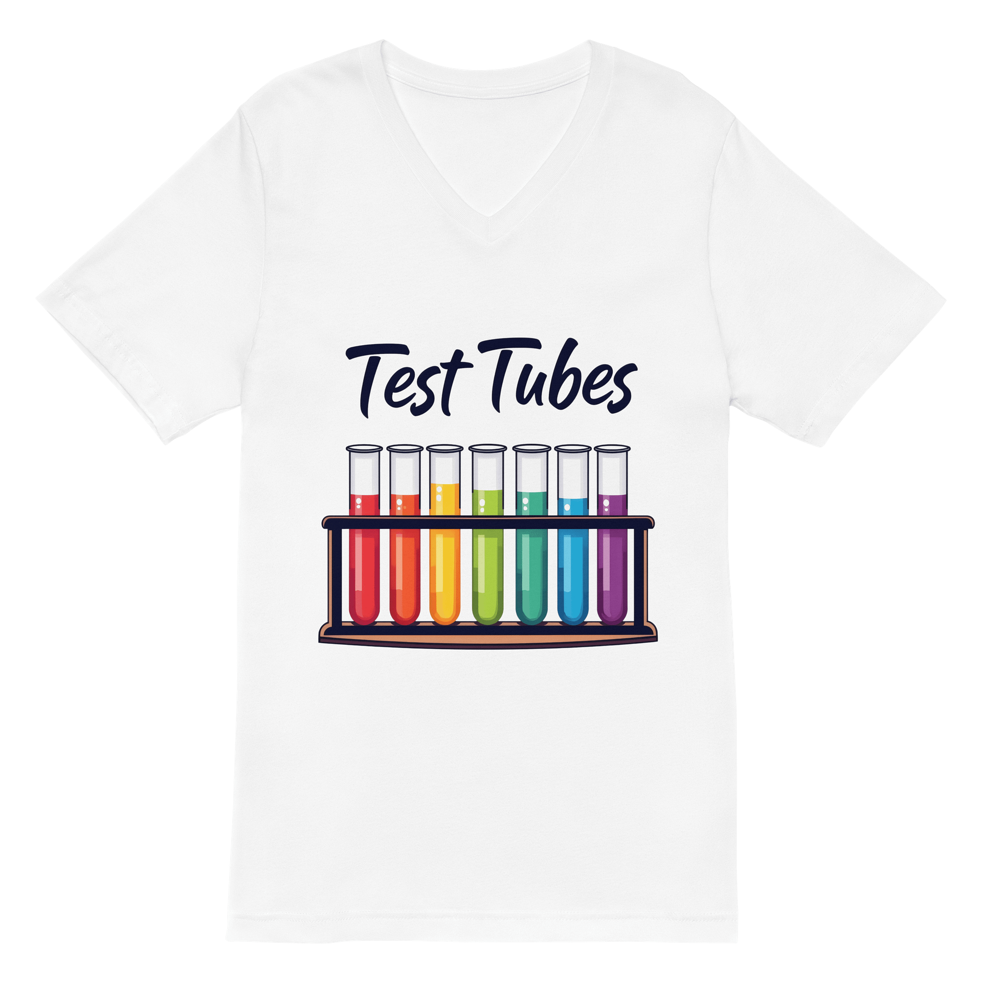 Rainbow Chemistry Test Tube T-Shirt product image (2)