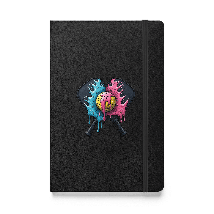 Ice Cream Pickleball Splatter Hardcover Journal product image (1)