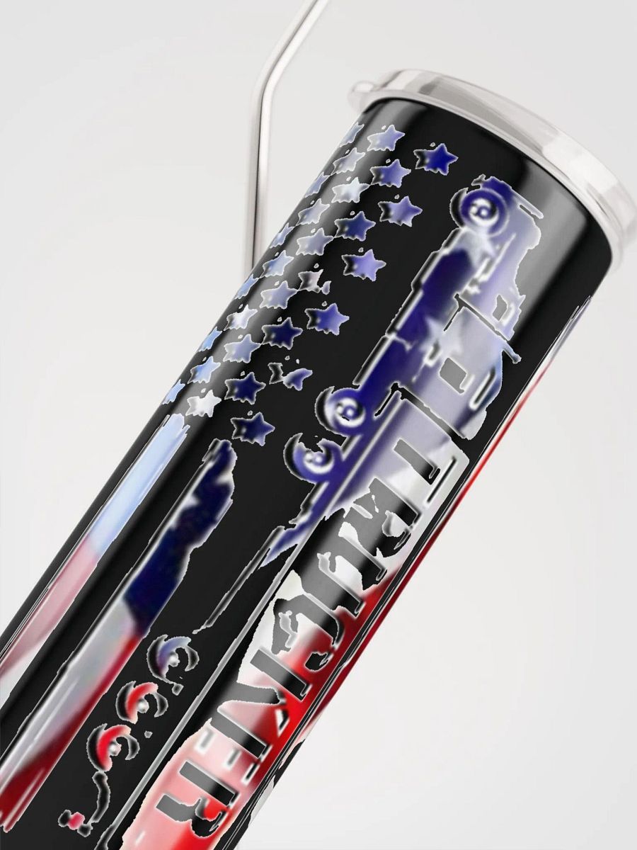 Patriotic Trucker Stainless Steel Tumbler product image (4)