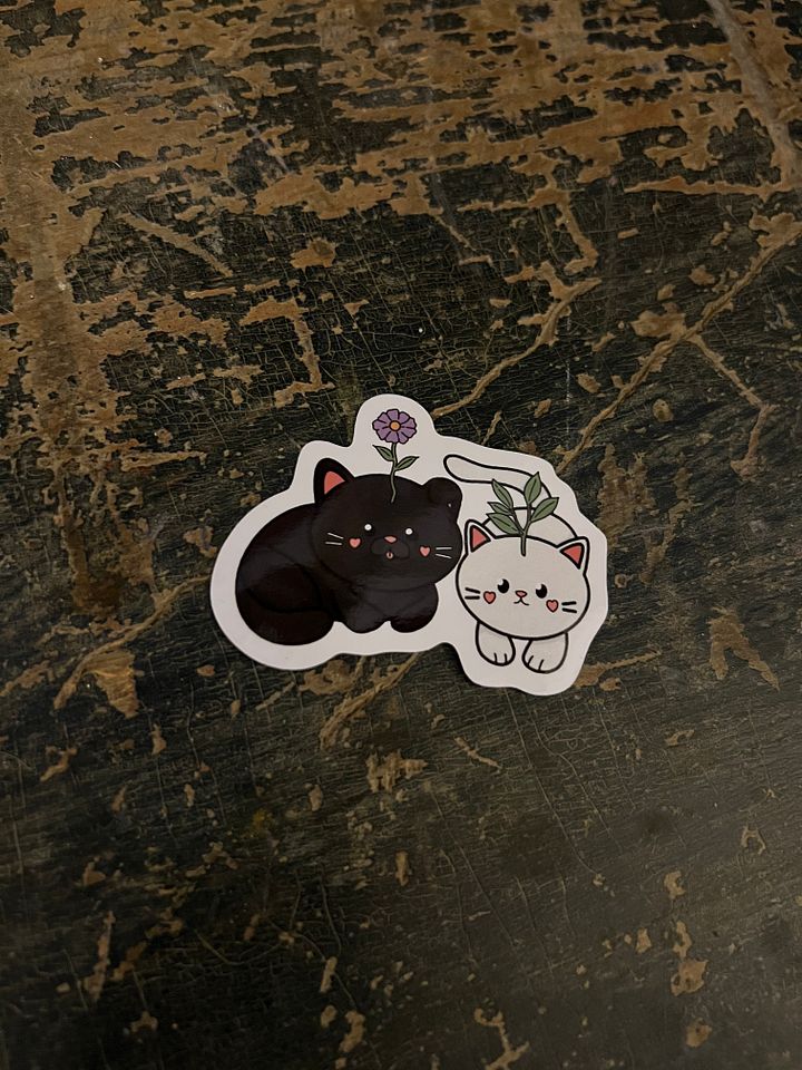 Caspian and Tofu Sprouts Vinyl Sticker product image (2)
