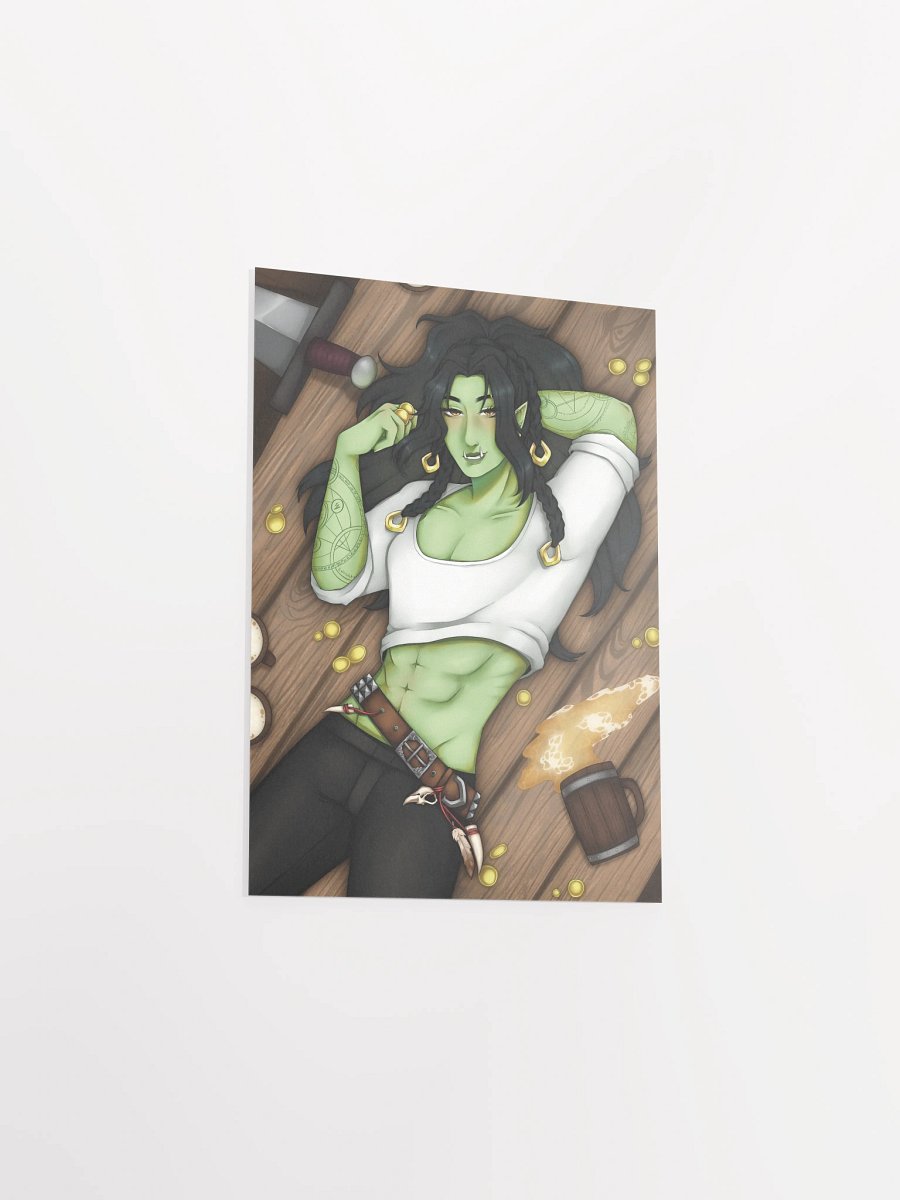 Glasha the Greenfire Pinup Poster product image (3)