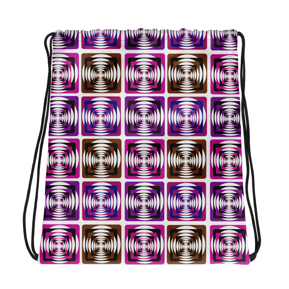 Concentric Fusion Drawstring Bag product image (1)