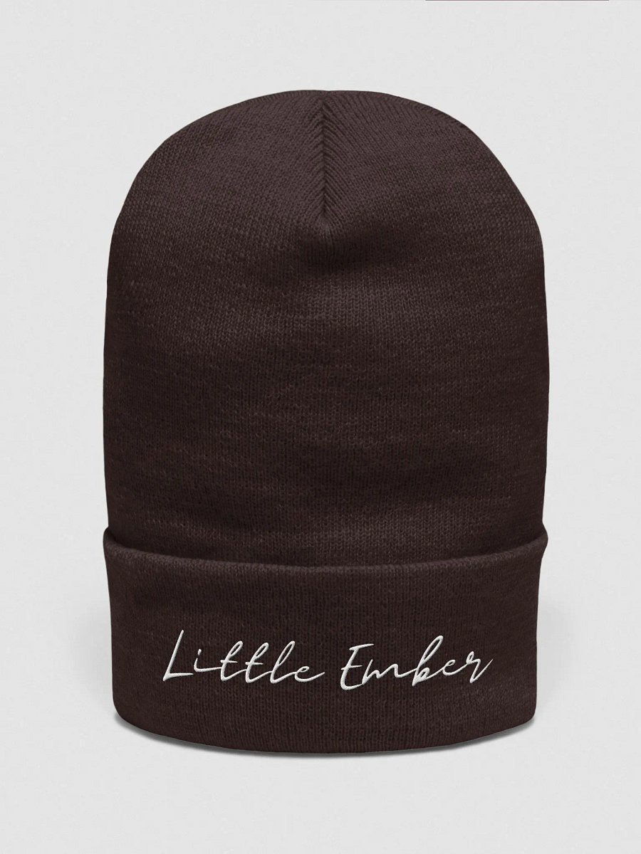 Little Ember Beanie White Font product image (1)