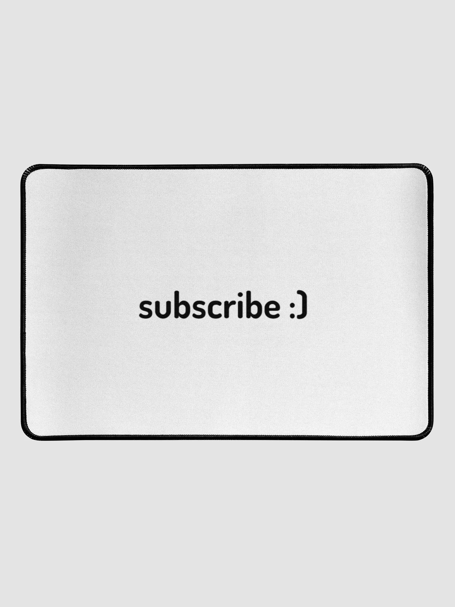 The Medium Classic Subscribe :) Mousepad product image (2)
