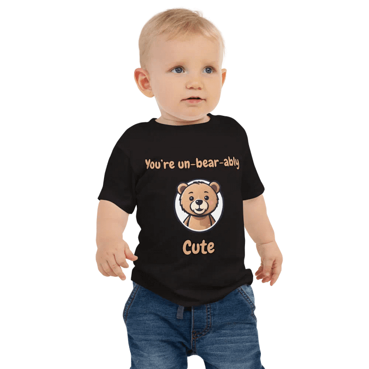 Un-Bear-Ably Cute Unisex Baby's T-Shirt product image (1)