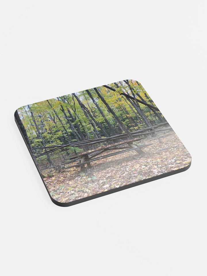 Picnic Table in the Fall Cork Coaster product image (2)