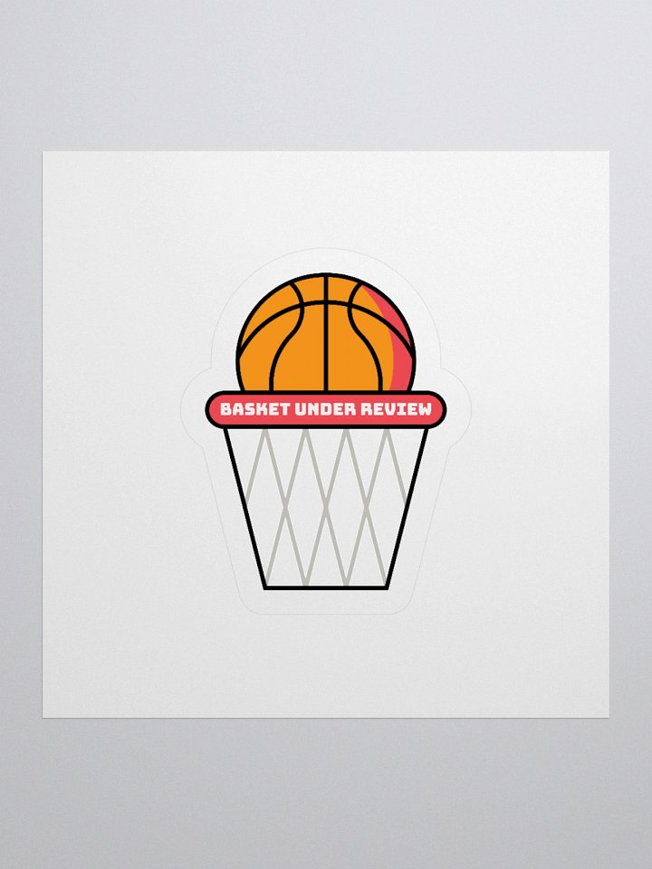 Basket Under Review Sticker product image (1)