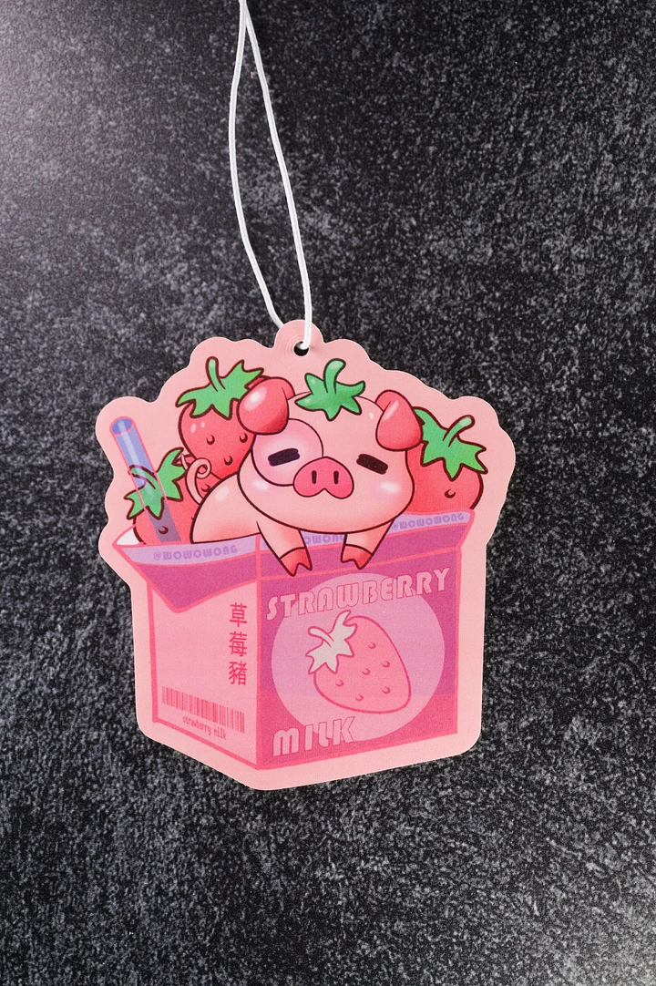 Air Freshener - Zodiac Drink - Strawberry Milk Pig product image (1)