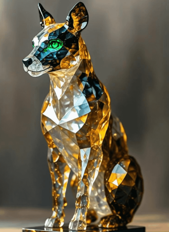 Crystal Animal Sculpture Wall Art product image (1)