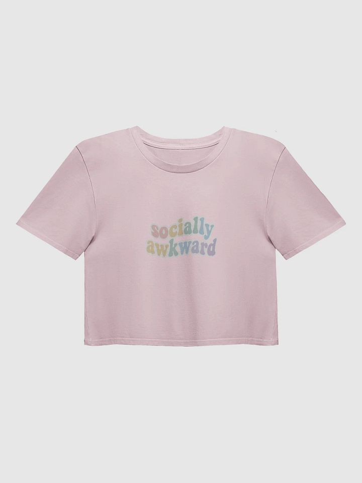 Socially Awkward Cropped Tee product image (5)
