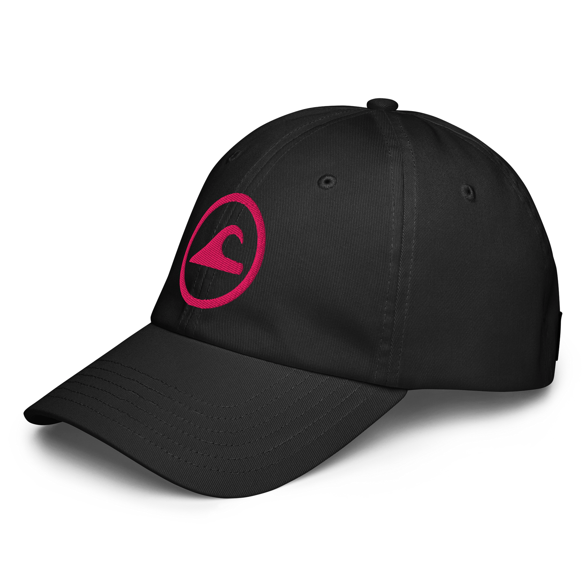 Embroidered Wave Rider Under Armor Dad Hat (Flamingo) product image (2)