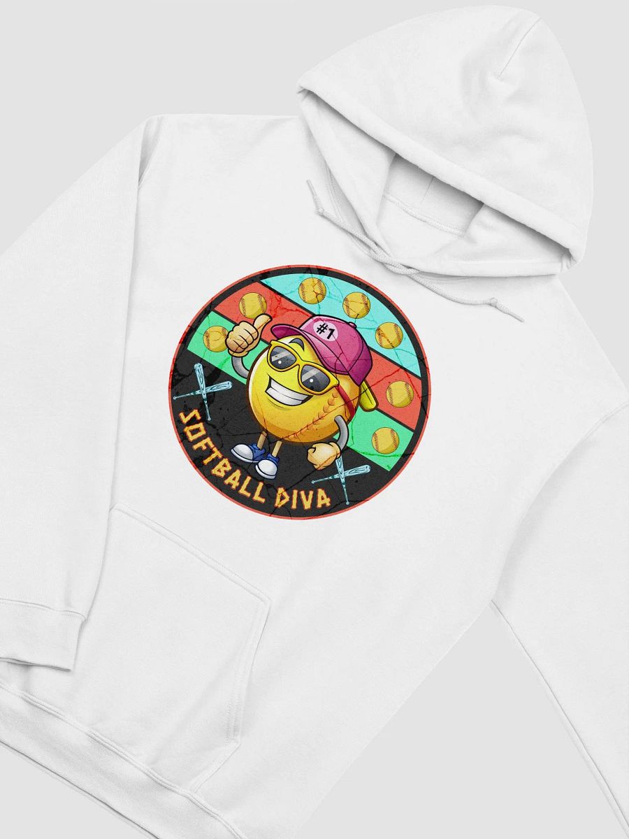 Softball Diva Thumbs-Up Hoodie product image (32)