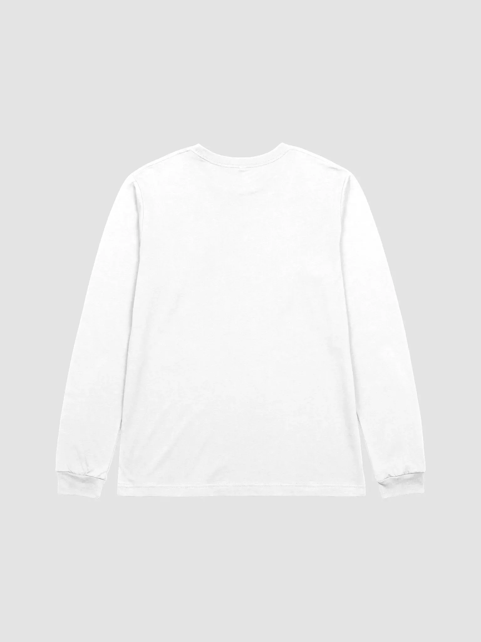 Whispering Threads Long Sleeve Unisex Tee with Navy Logotype product image (3)