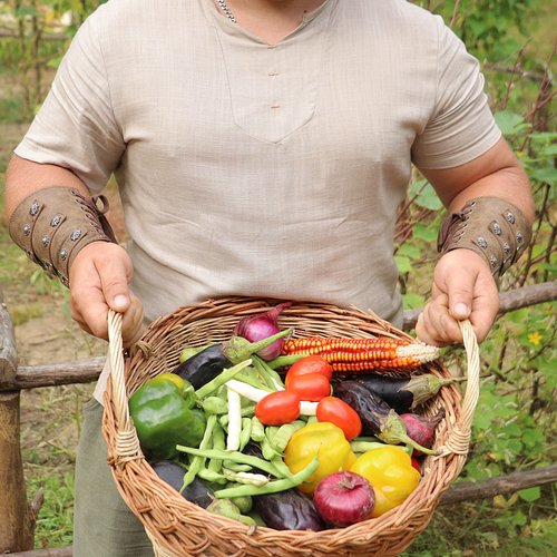 🌾 Harvested the first harvest from my garden in our settlement! 🍅. So much work, heat and care have been invested in these ve...