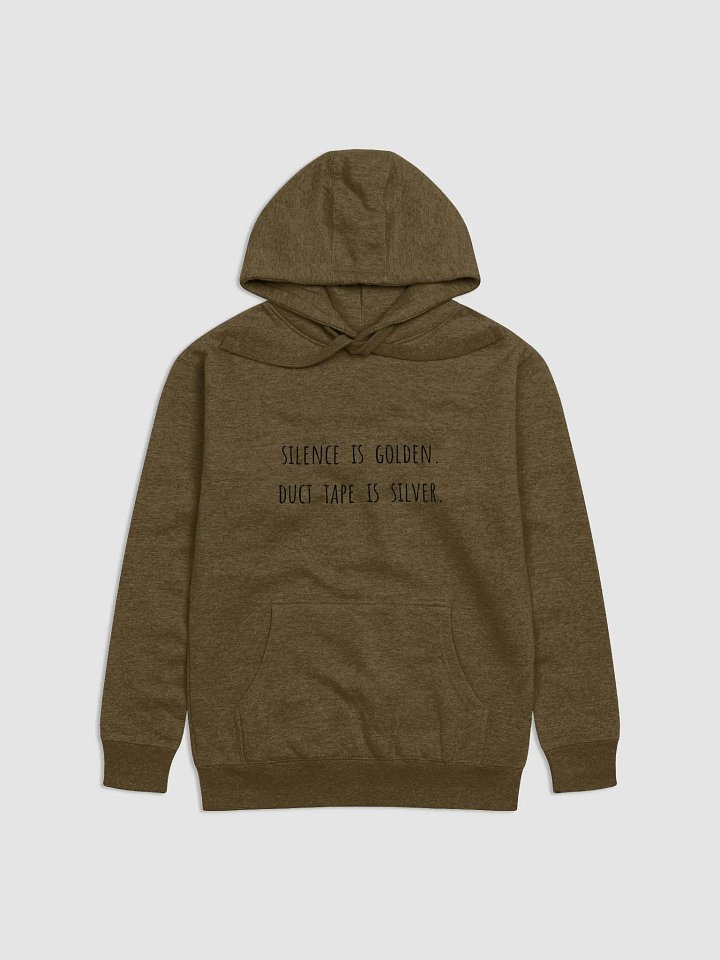 Silence is Golden. Duct Tape is Silver. - Humorous Dad Hoodie for Father's Day product image (11)