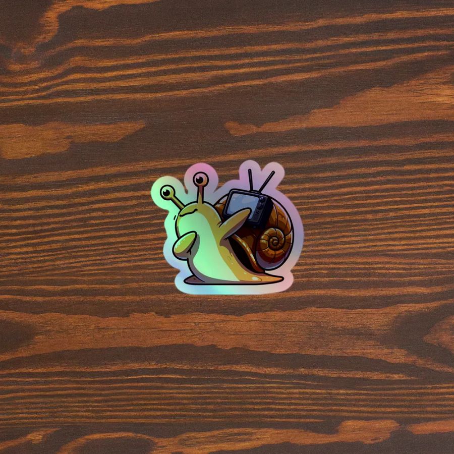 Snail TV Holographic Sticker Sheet product image (5)