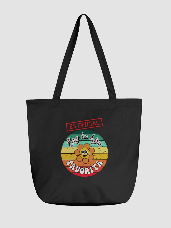 Retro Daughter´s Tote Bag Design Es oficial soy la hija favorita product image (2)