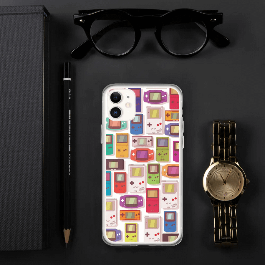 Retro Gamer Console Pattern iPhone Case product image (53)