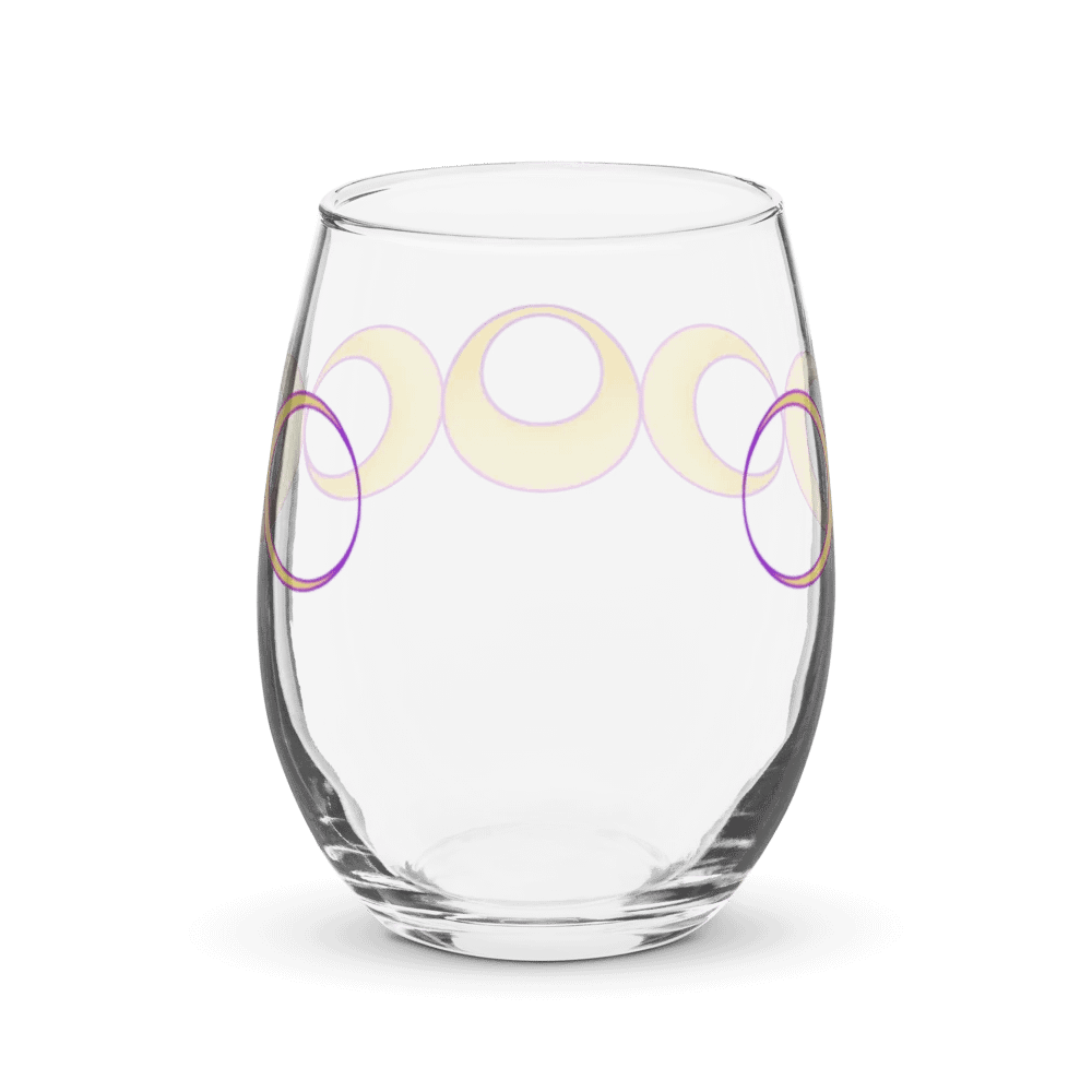 Moonie Phases Stemless Wine Glass product image (2)