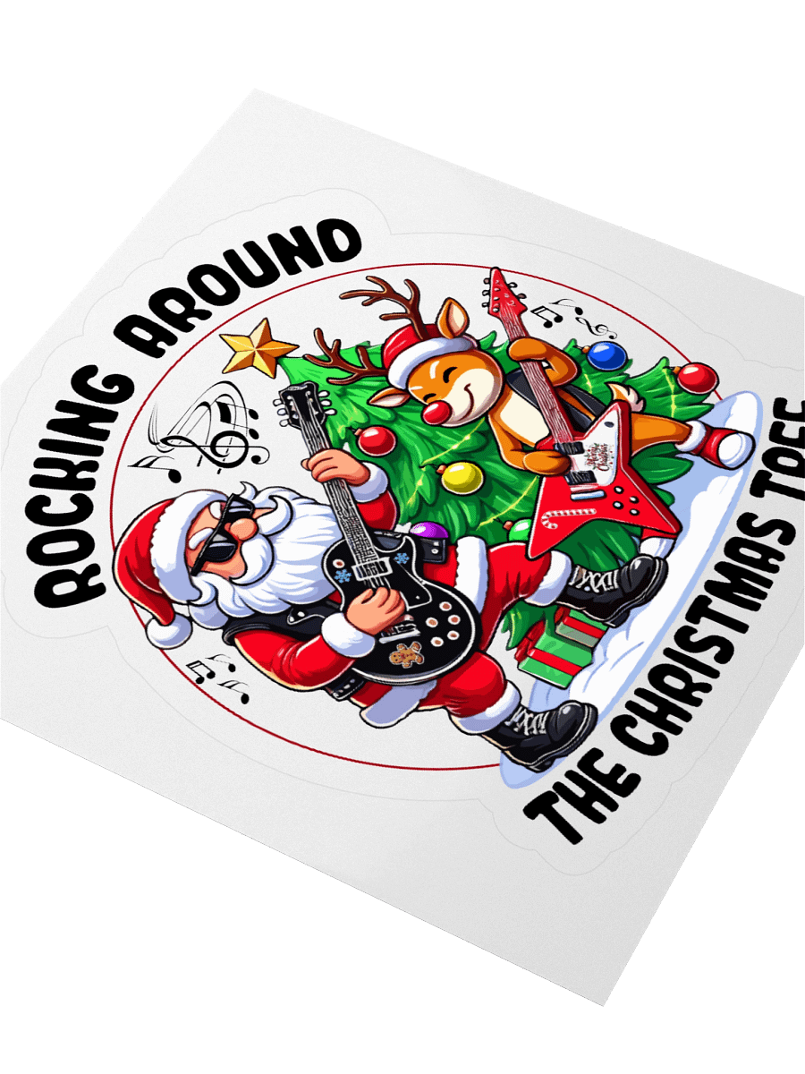 Rocking Around The Christmas Tree Sticker product image (8)