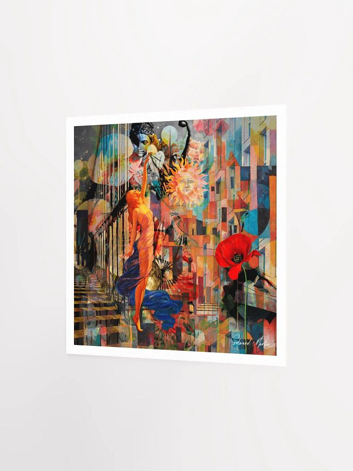 'Unlimited' by Edward Martin-Surreal Sunburst Poster product image (7)