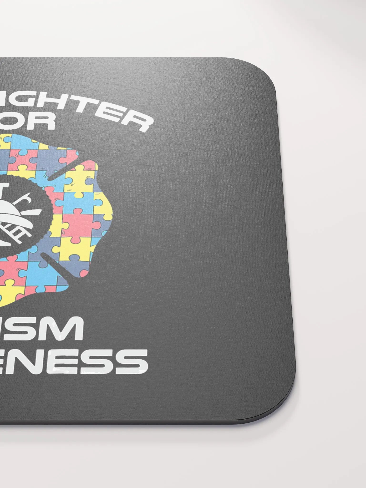Firefighter for Austim Awareness - Mouse Pad product image (5)