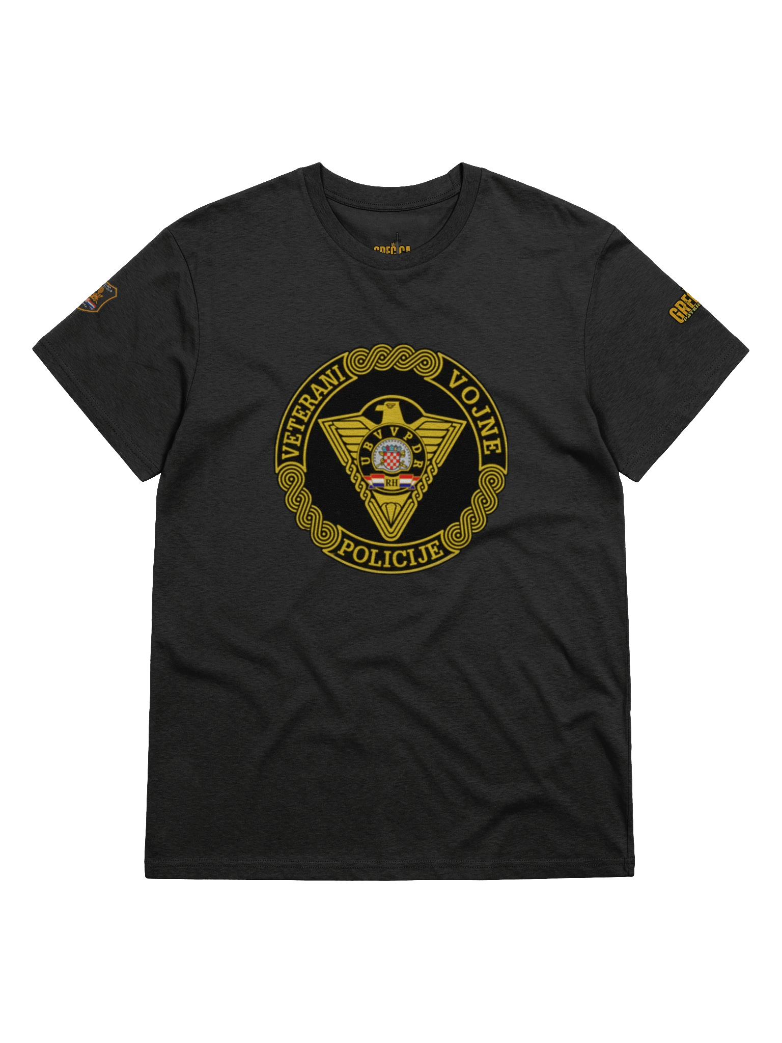 Patriot 1984 Crowned Sword T-Shirt Veterani Vojna Policija product image (2)