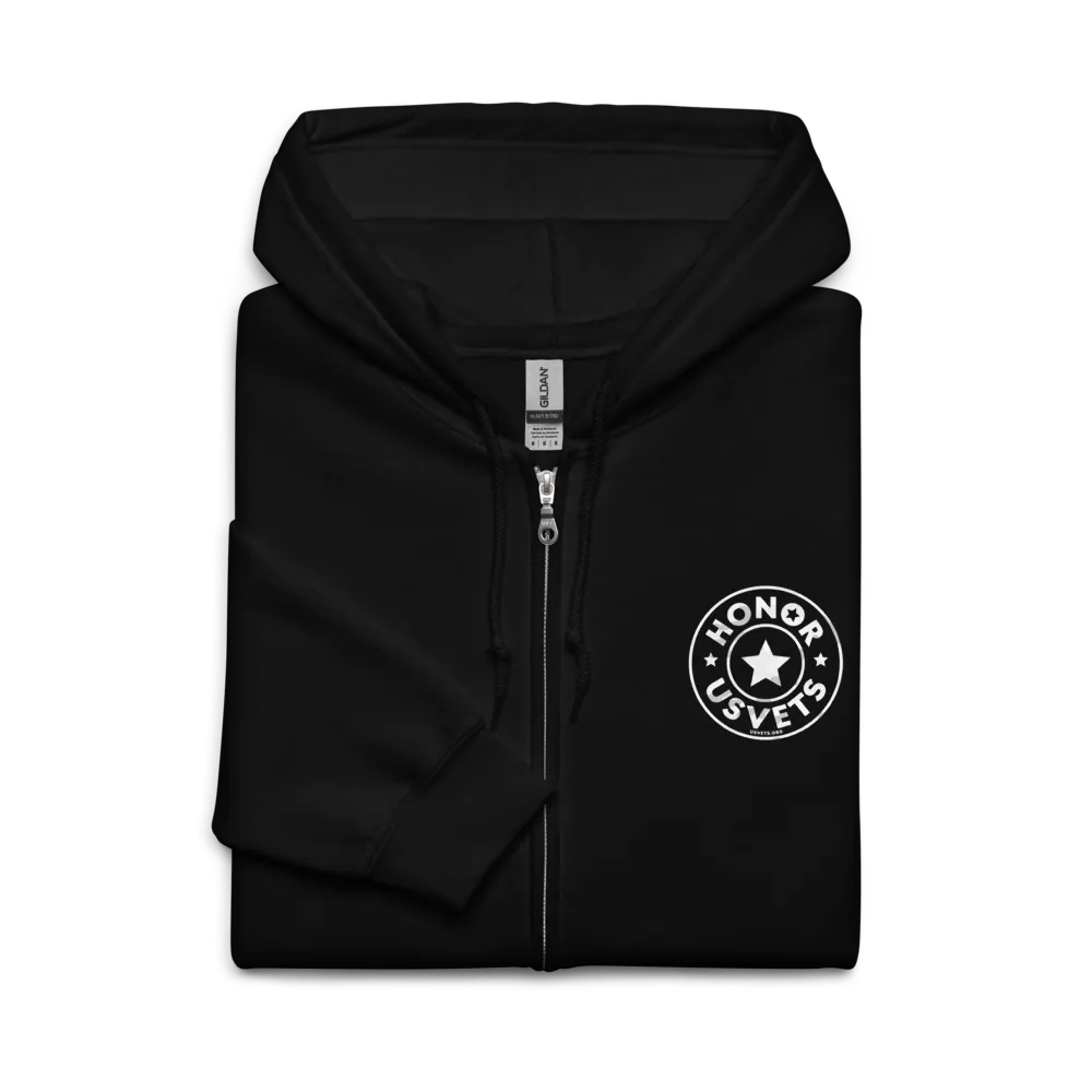 HONORUSVETS Star Zip Up Hoodie product image (3)