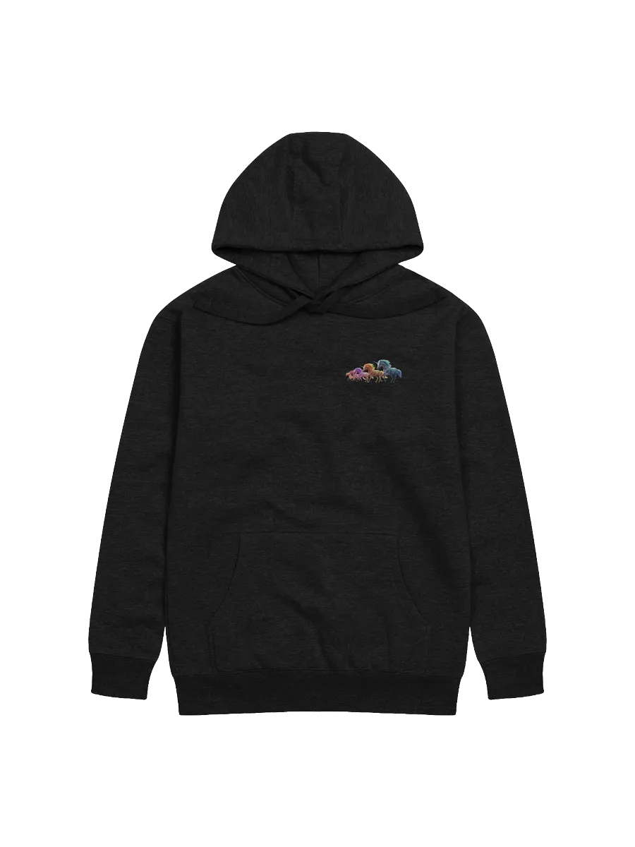 Vibrant Unicorn Hues Fantasy Hoodie product image (1)