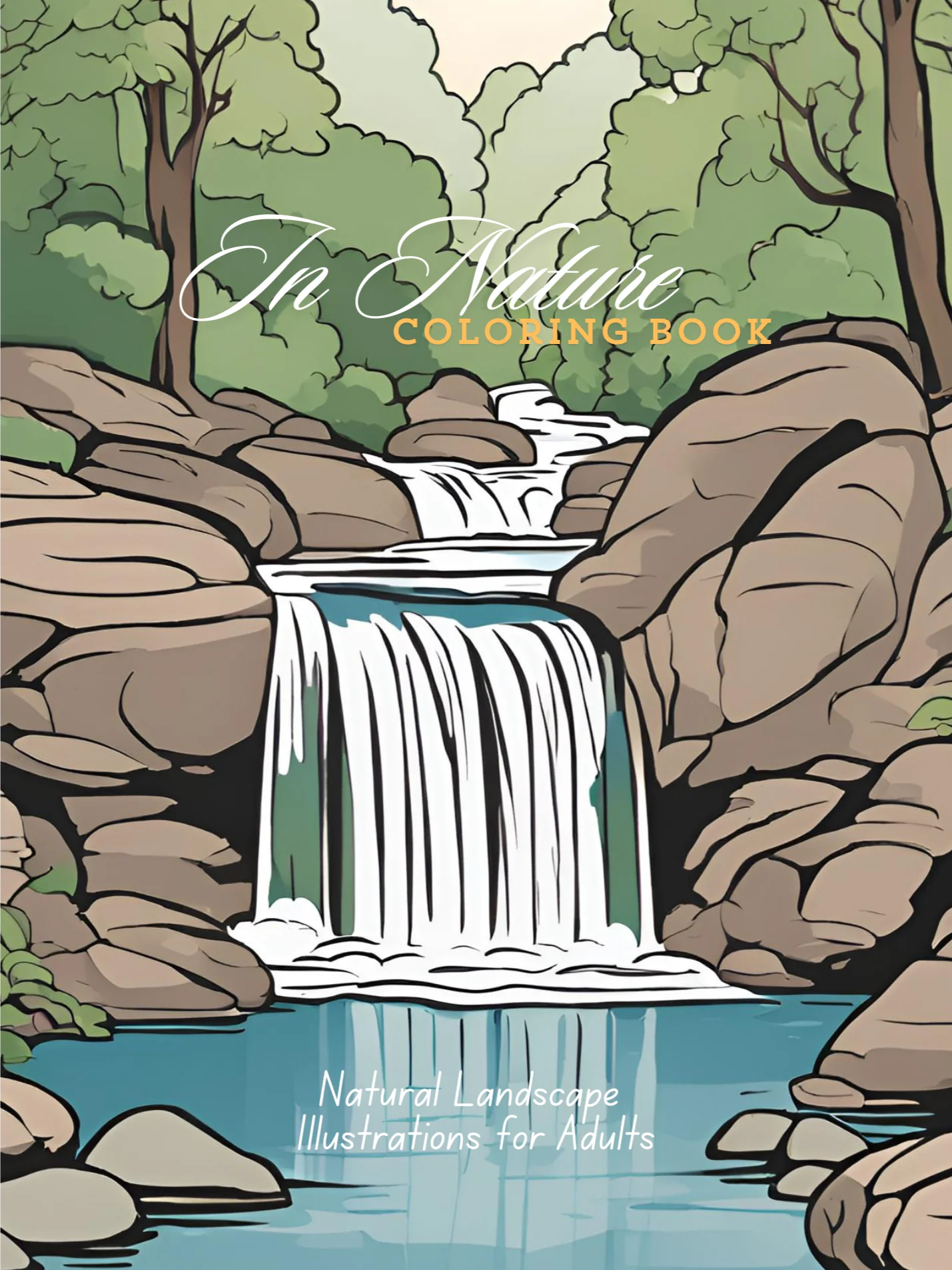 Natural Landscapes: An Adult Coloring Book product image (1)