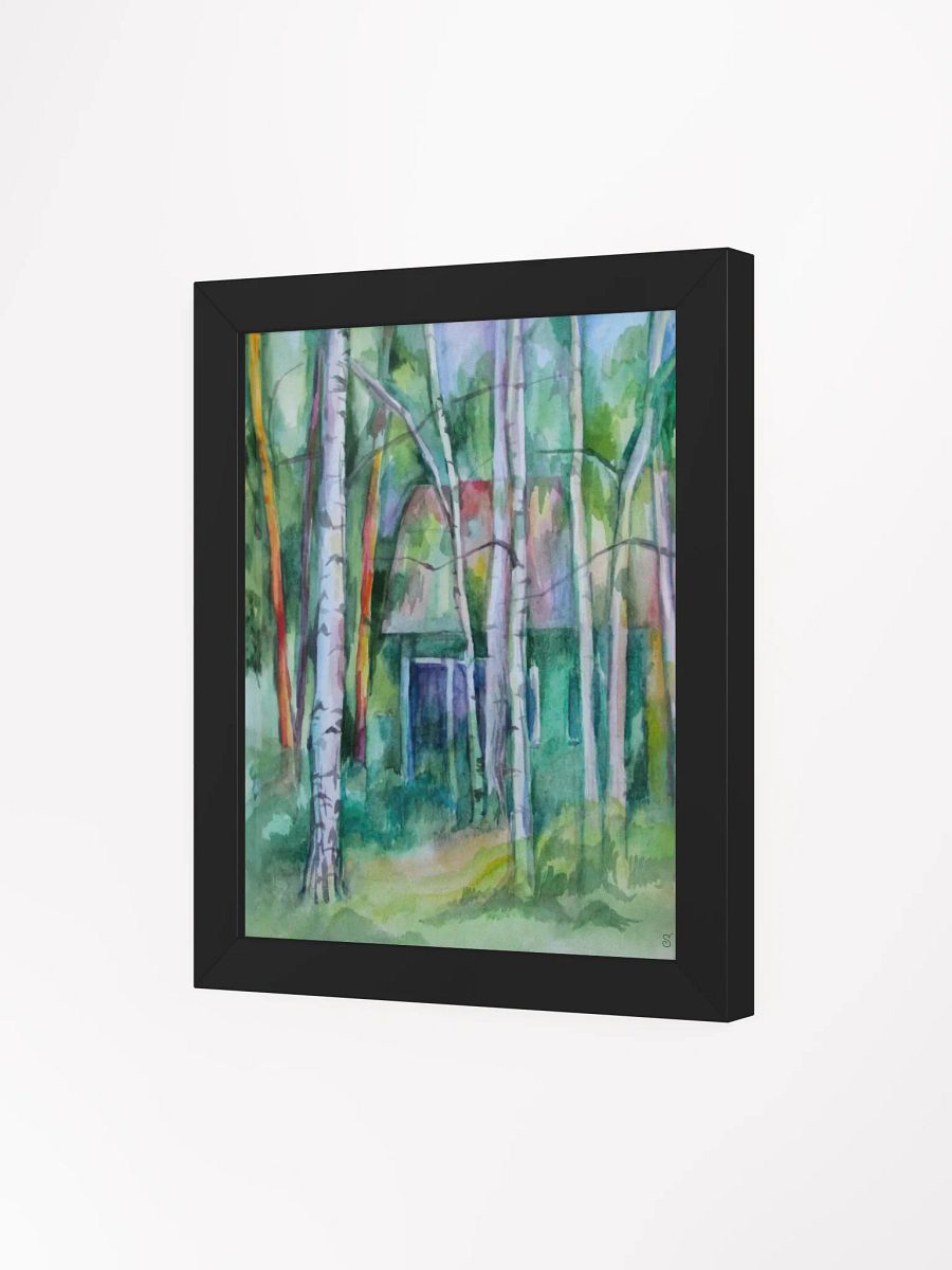 Serene Birch Forest Framed Poster - Birch Forest product image (8)