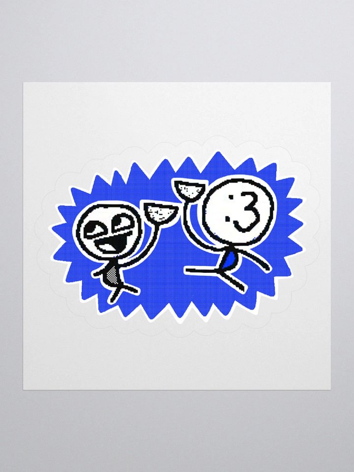 Nom Nom and Derp TACO TIME! (STICKER) product image (2)
