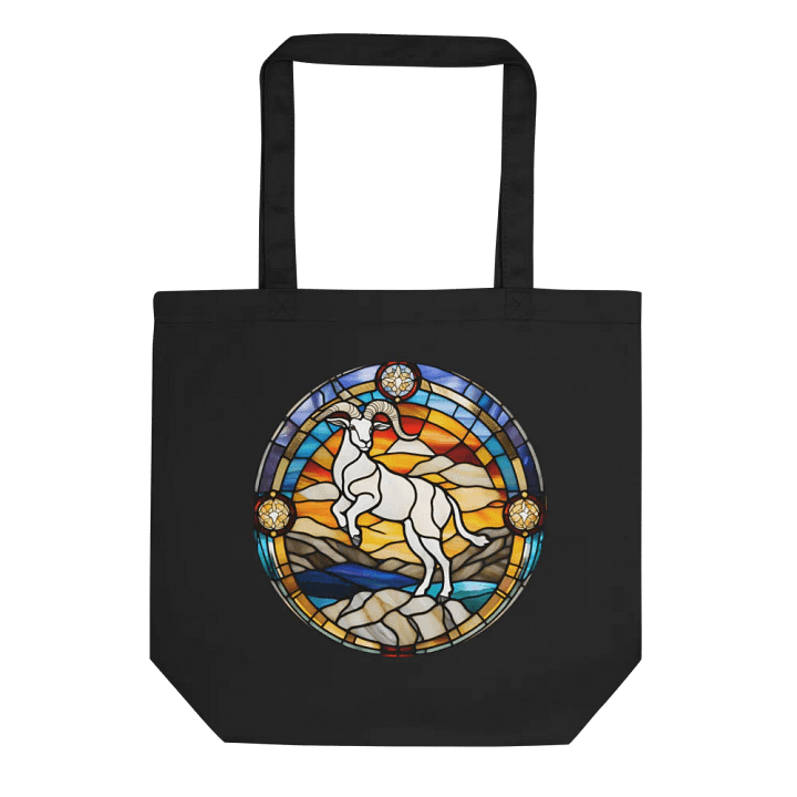 Spiritual Capricorn - Unique Tote Bag Design - Circle Energy product image (1)