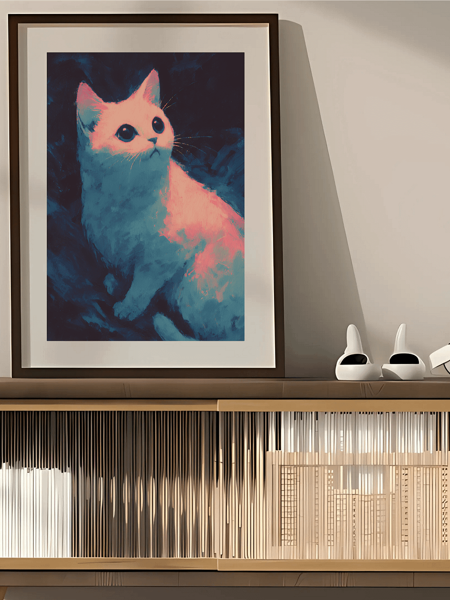 Starlit Whiskers - Cosmic Reverie Art product image (2)