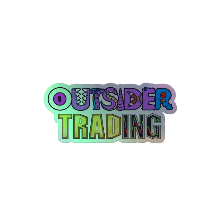 Outsider Trading Logo - Holographic Sticker product image (2)