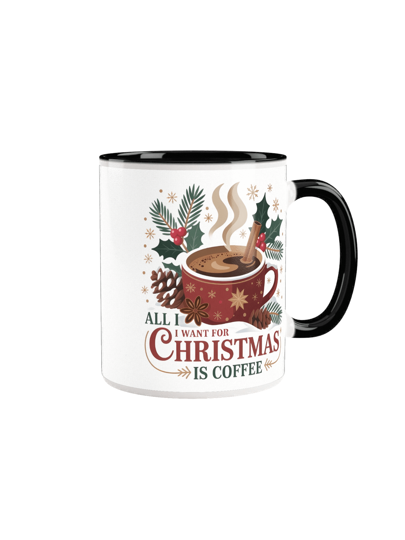 All I Want For Christmas is Coffee Mug | Couple's Mug | Newlyweds Gift Mug | Holiday Gift for Coffee Lovers | Christmas Coffee Mug | Christmas Gift product image (1)