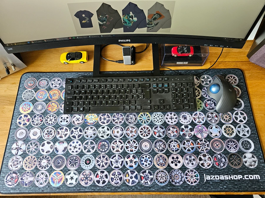 All the wheels - Desk Mat product image (2)