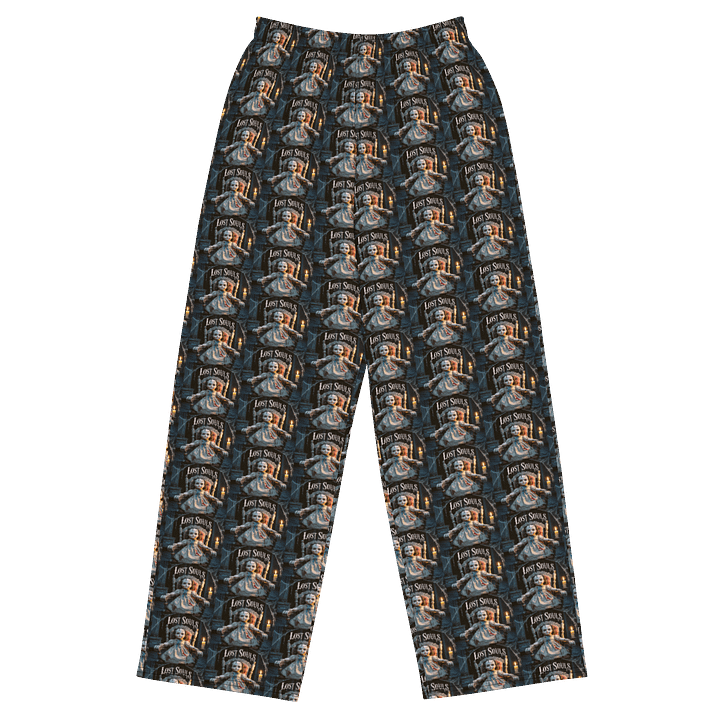 Midnight Veil Designs Lost Souls All-Over Print Wide-Leg Pants product image (1)