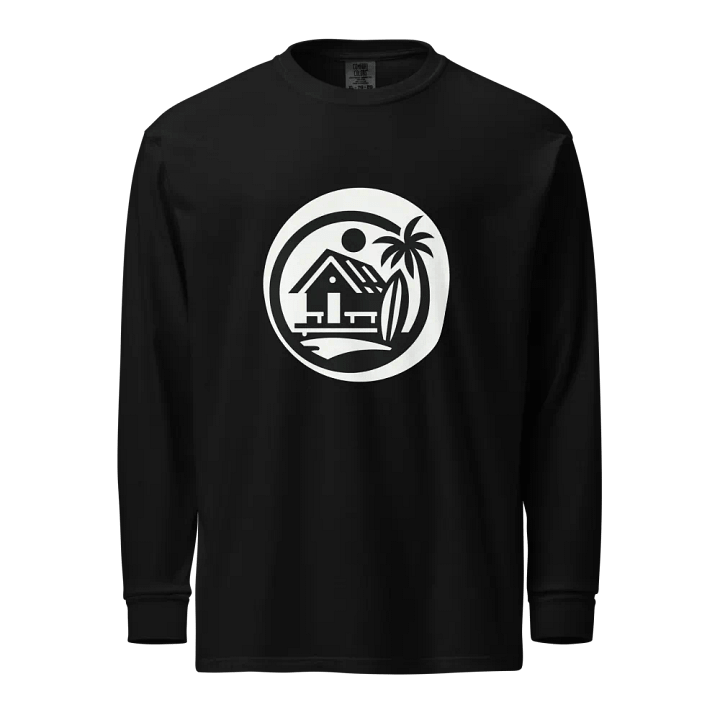 Vintage Beach House Emblem Long Sleeve Shirt product image (1)